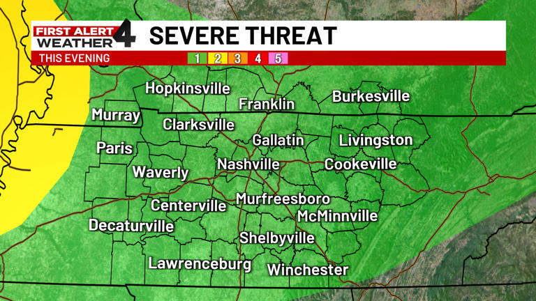 First Alert Weather Day: Damaging wind, hail threat with storms this ...