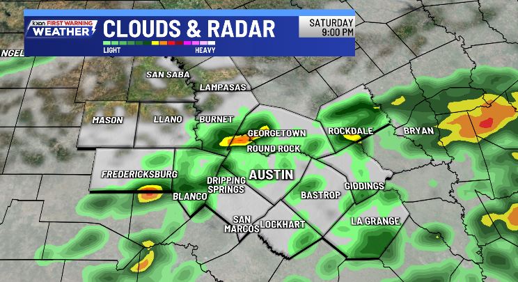Dry now, but weekend cold front brings next rain chance