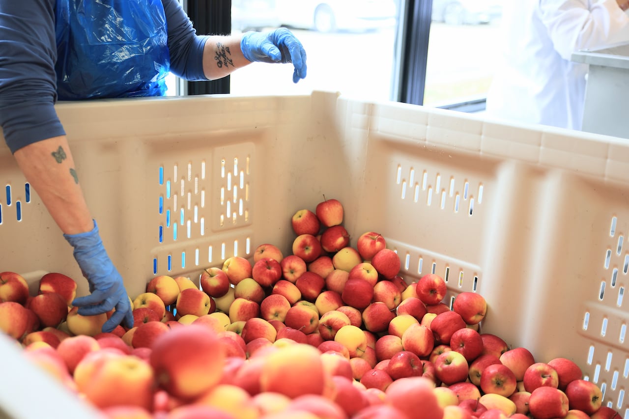 New production line brings local apples to NS schools