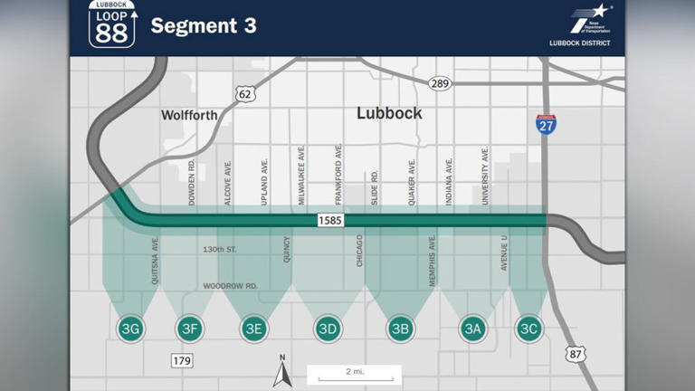Lubbock drivers take first spin on new Loop 88 section