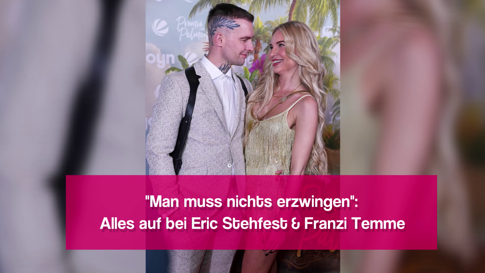Eric Stehfest: Alles aus mit Franzi Temme - 