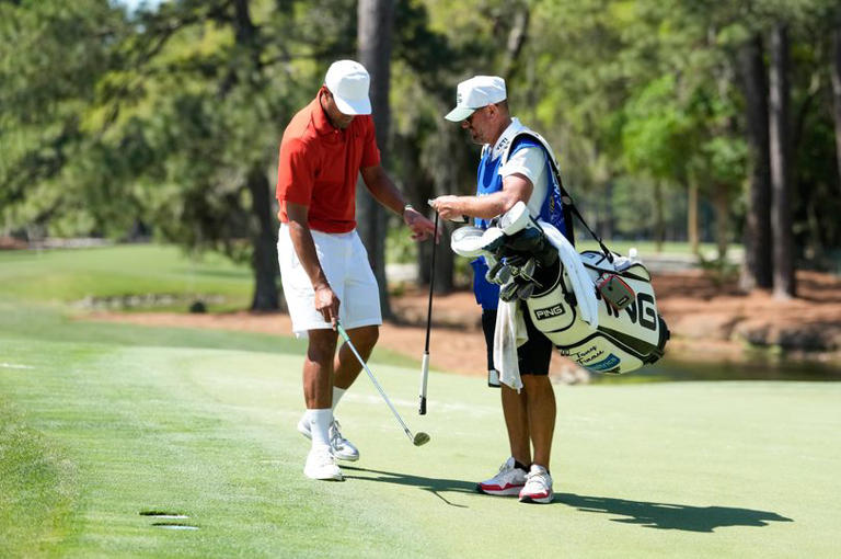 Tony Finau trialing new caddie at RBC Heritage after missing Masters