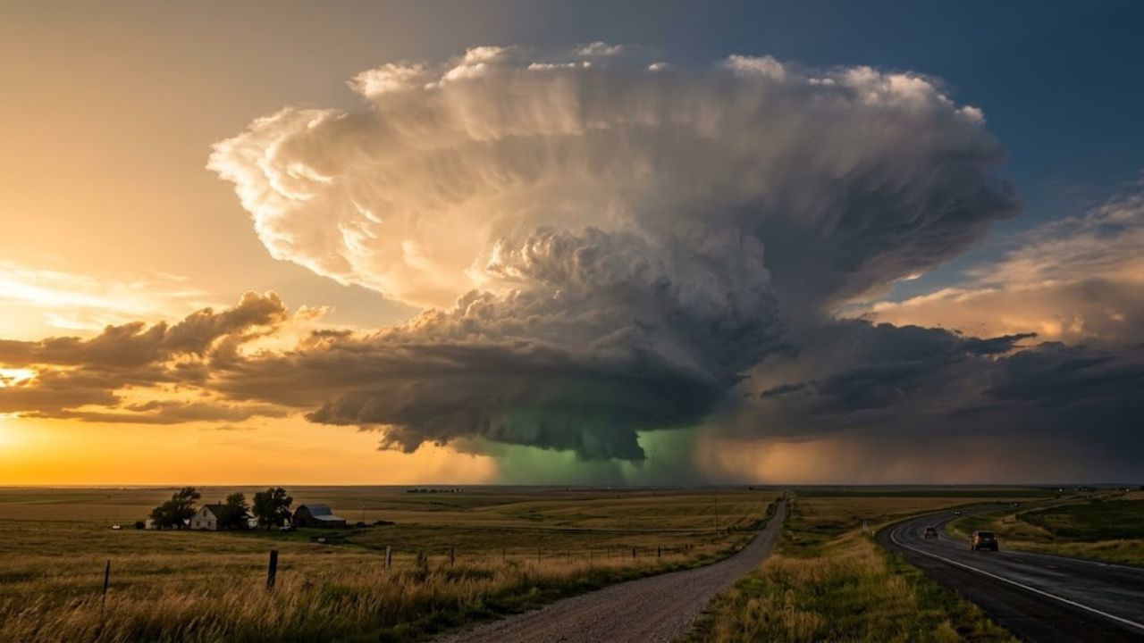 Deadly storm system threatens 12 states with tornadoes and giant hail today