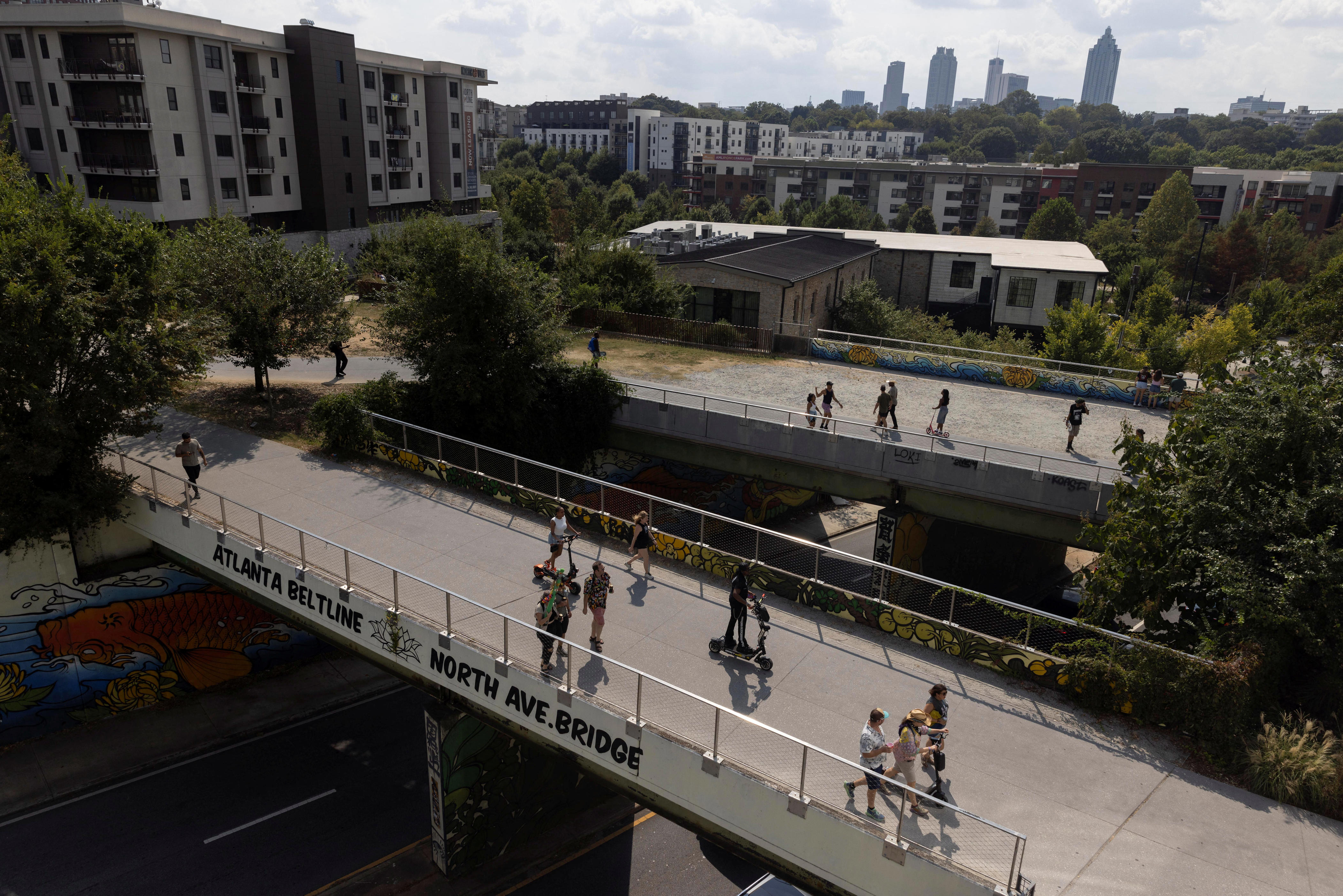 New section of Atlanta Beltline opens today. How long is trail?
