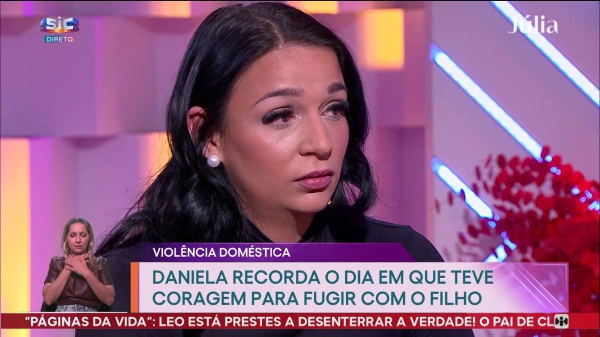 Daniela faz um testemunho chocante da última agressão do namorado ...