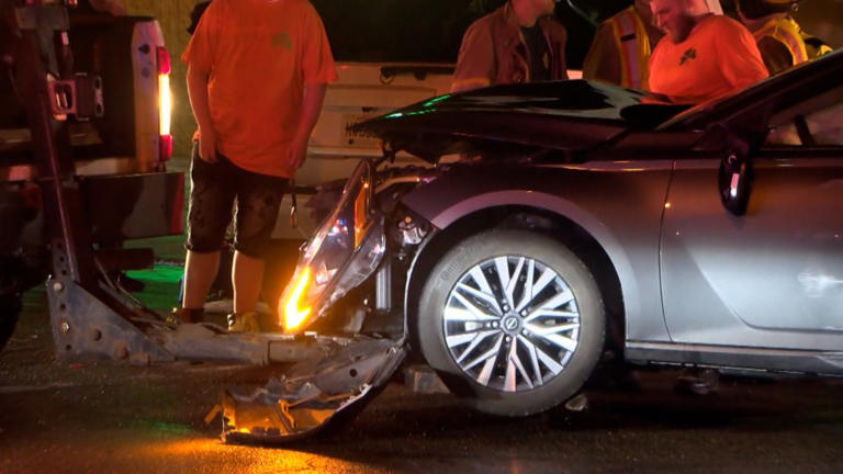 One person hospitalized following two-car crash in Erie