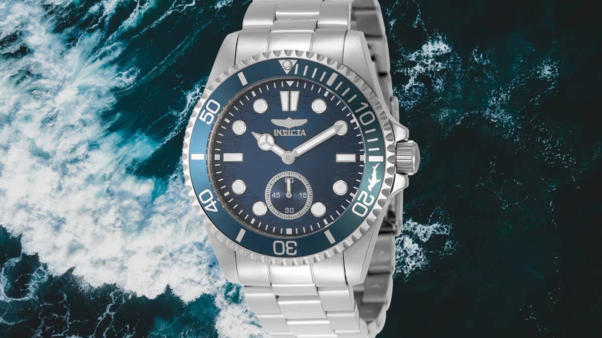 Invicta’s classic blue watch is 89% off