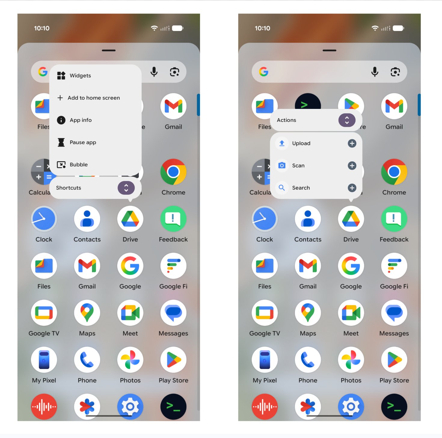 Google faz mudanças na interface de versão beta do Android; confira