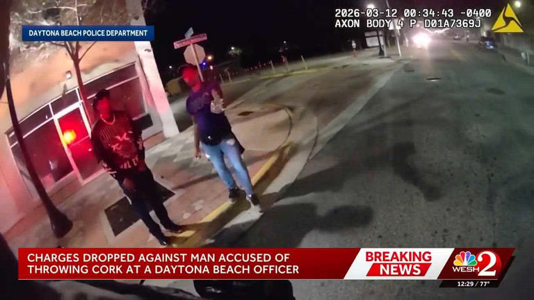Charges dropped against man accused of throwing cork at Daytona Beach ...