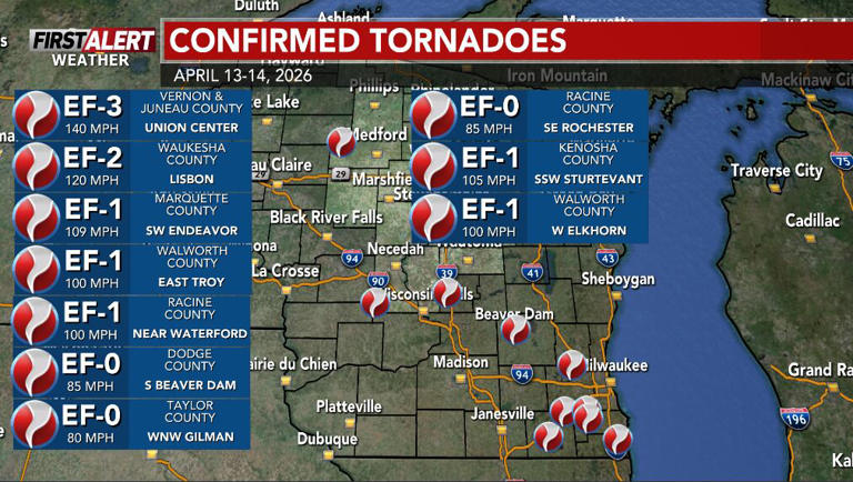 Tornado confirmed in western Taylor County near Gilman