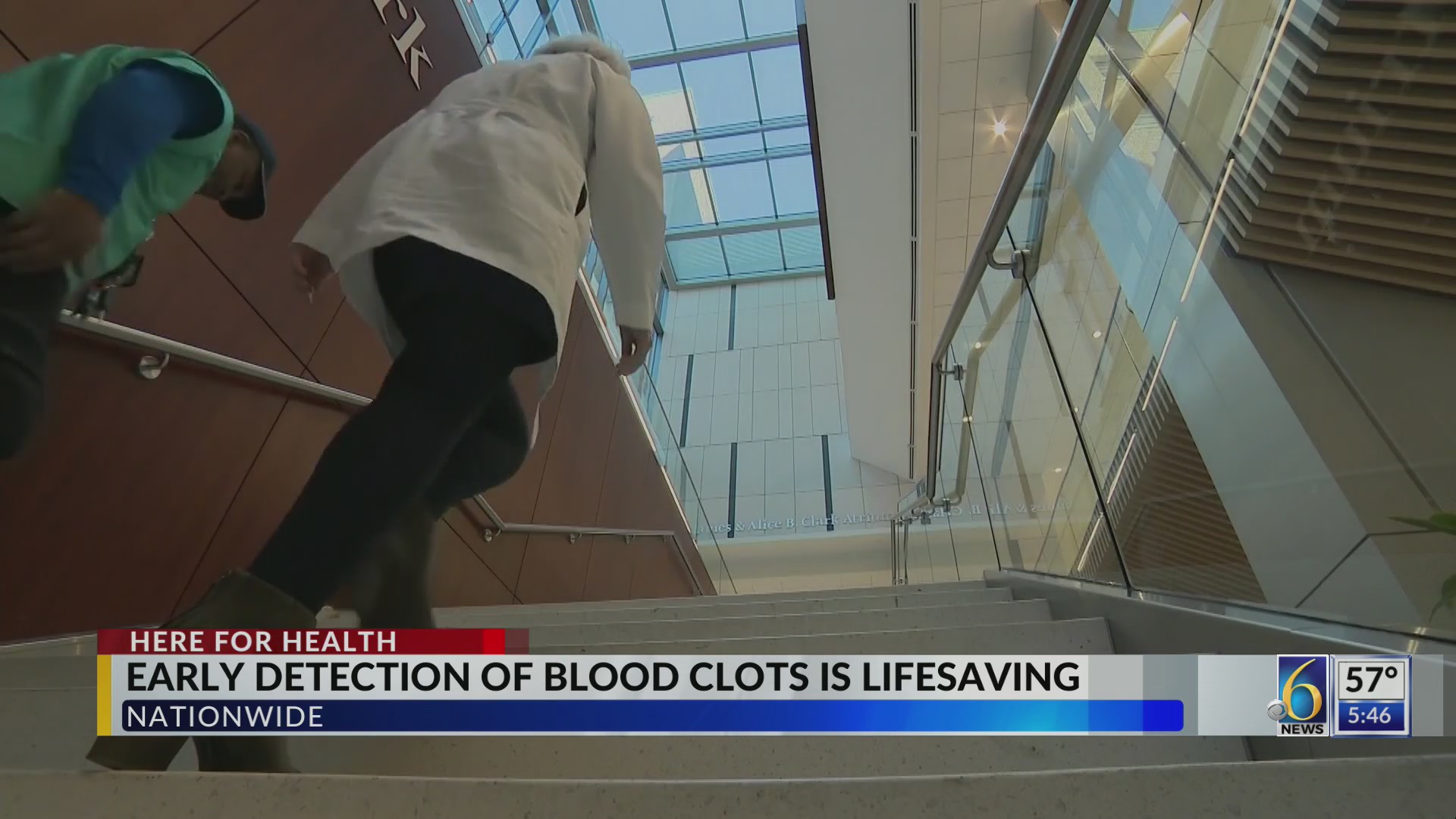 Here for health: Early detection of blood clots is lifesaving