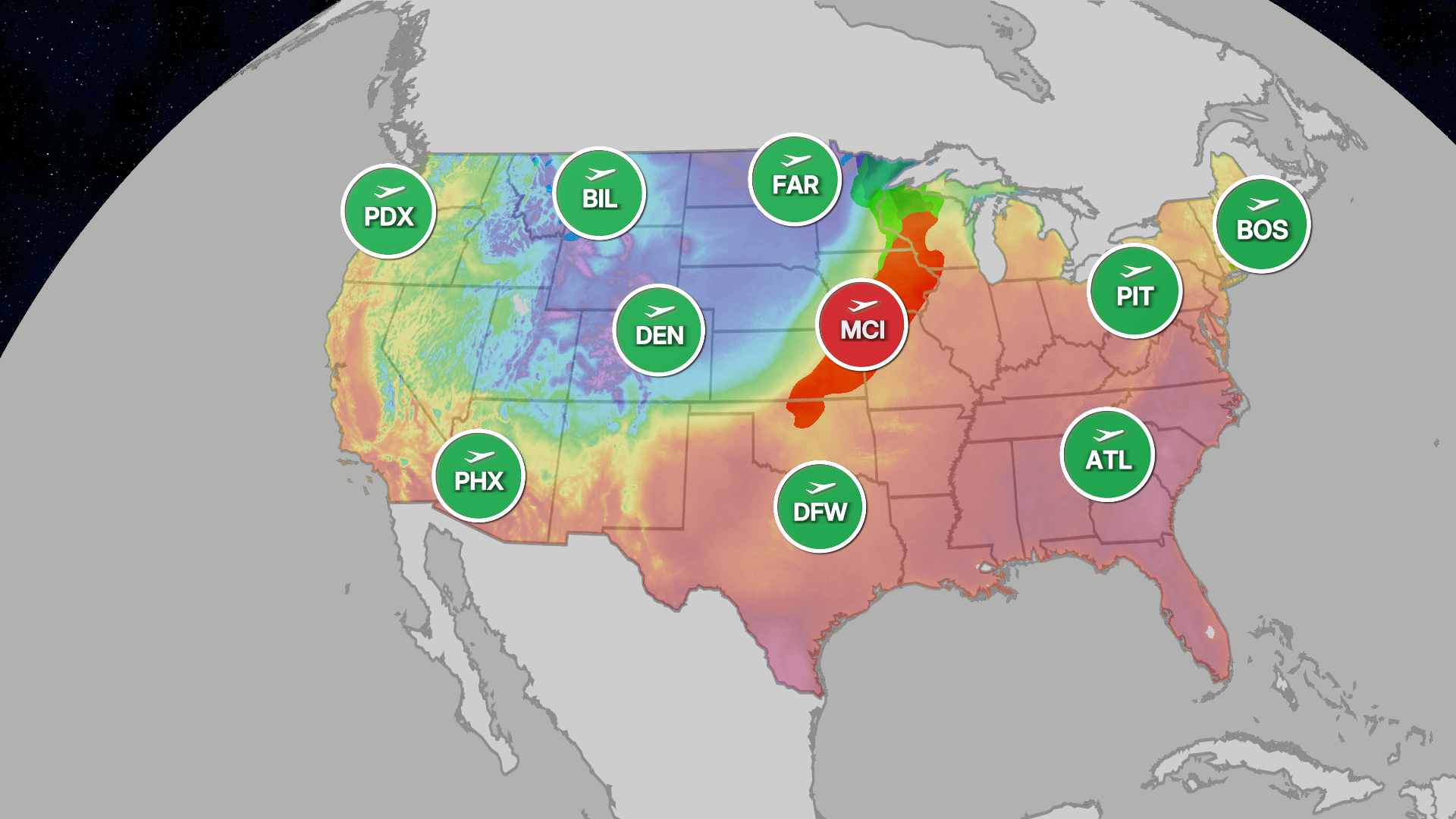 Where weather could cause travel troubles this weekend