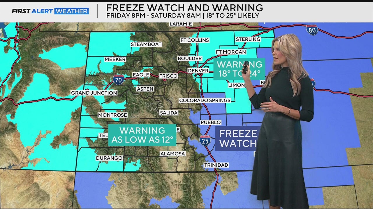 Chances for snow return along with bitter cold temperatures for Denver