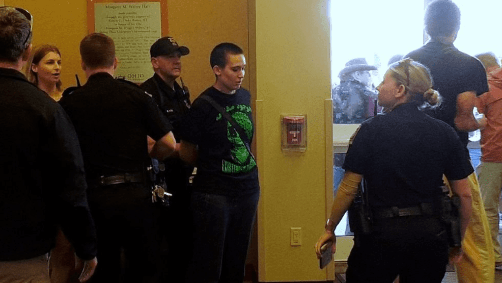 2 arrested at Ohio University protest