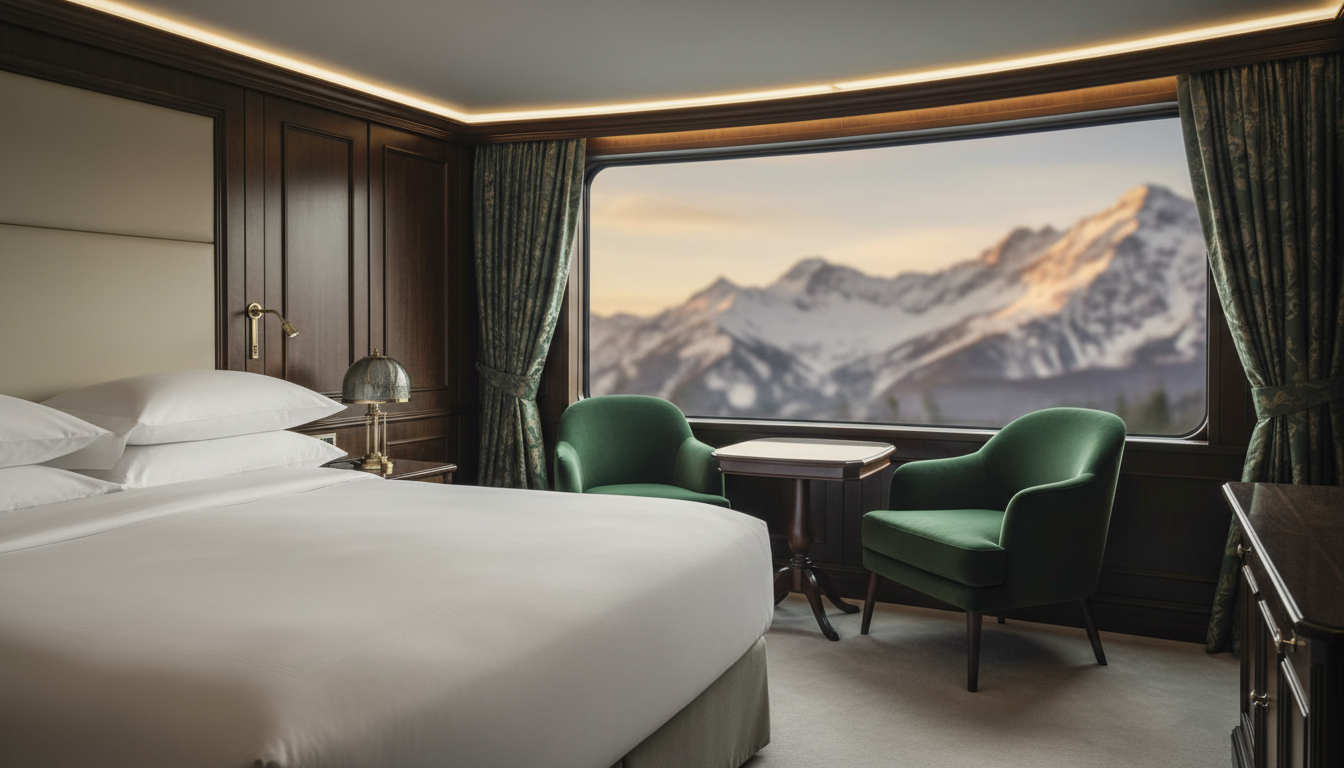 These luxury train suites offer unrivaled privacy