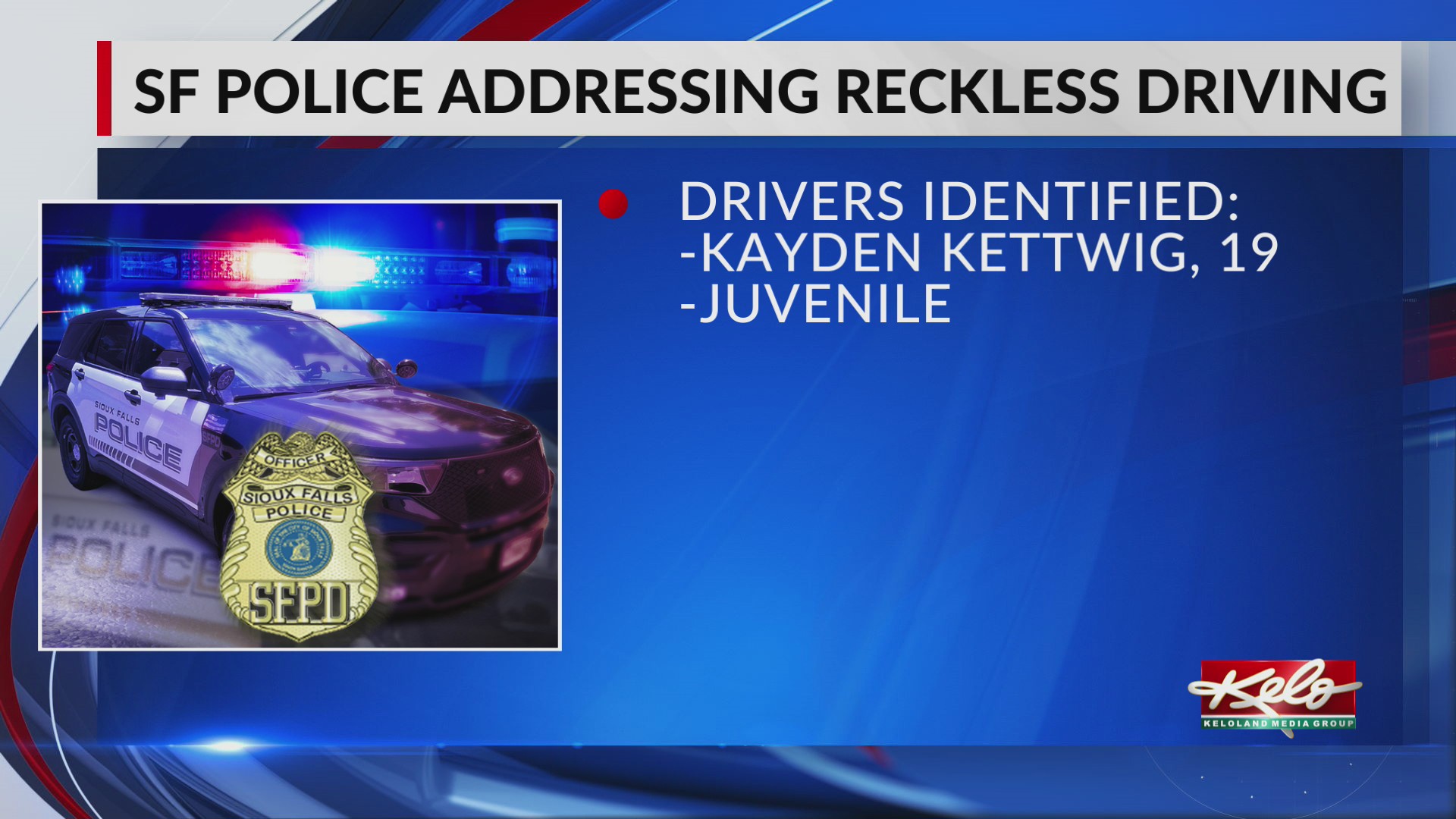 19-year-old and a juvenile facing reckless driving charges