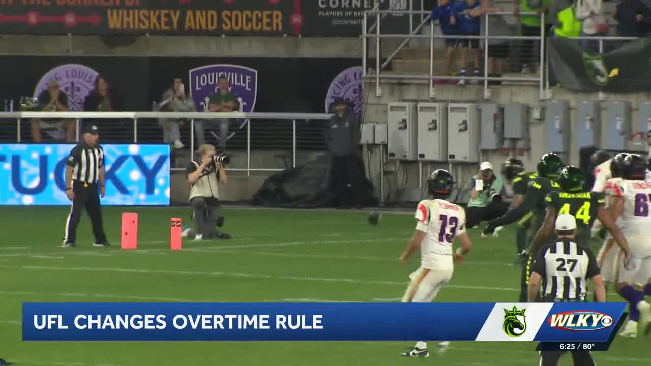 UFL changes overtime rule following Louisville Kings' loss
