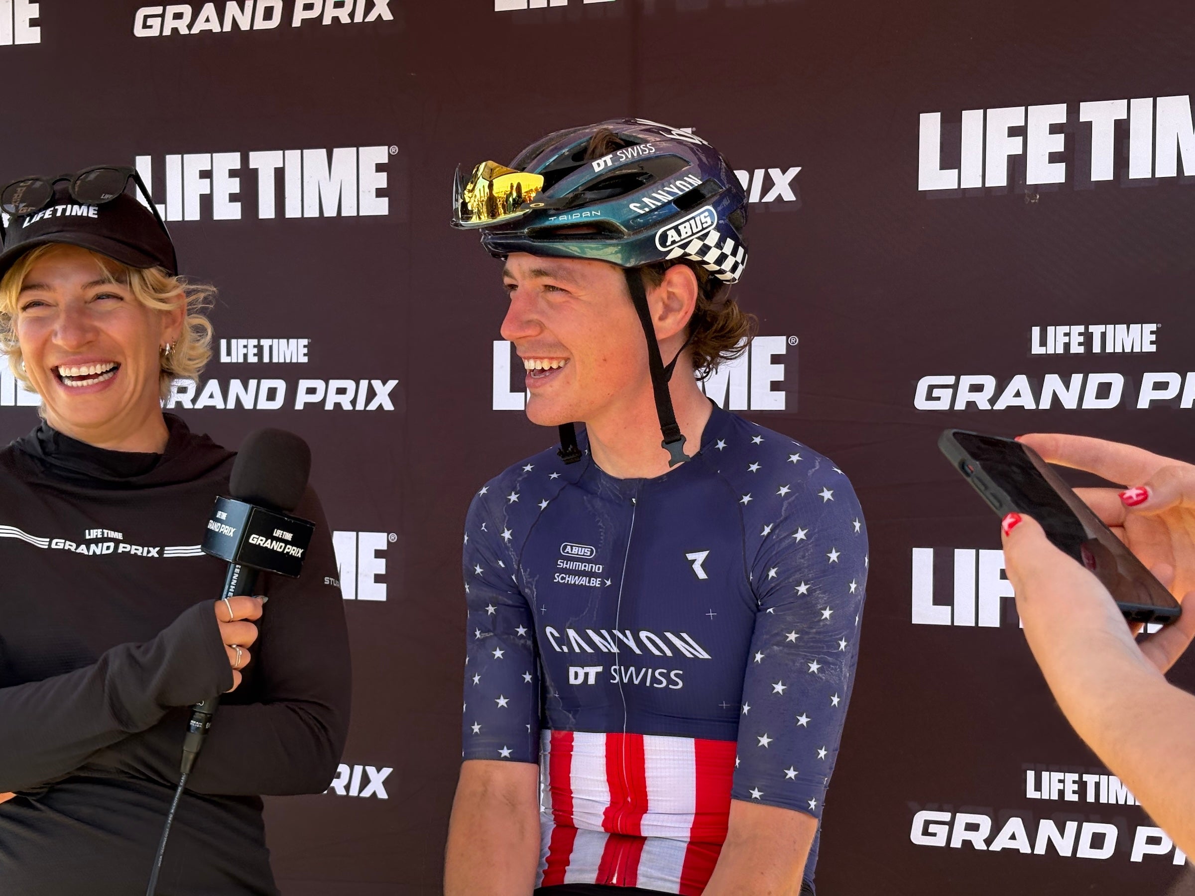 Bradyn Lange wins the Sea Otter Classic men's elite gravel race