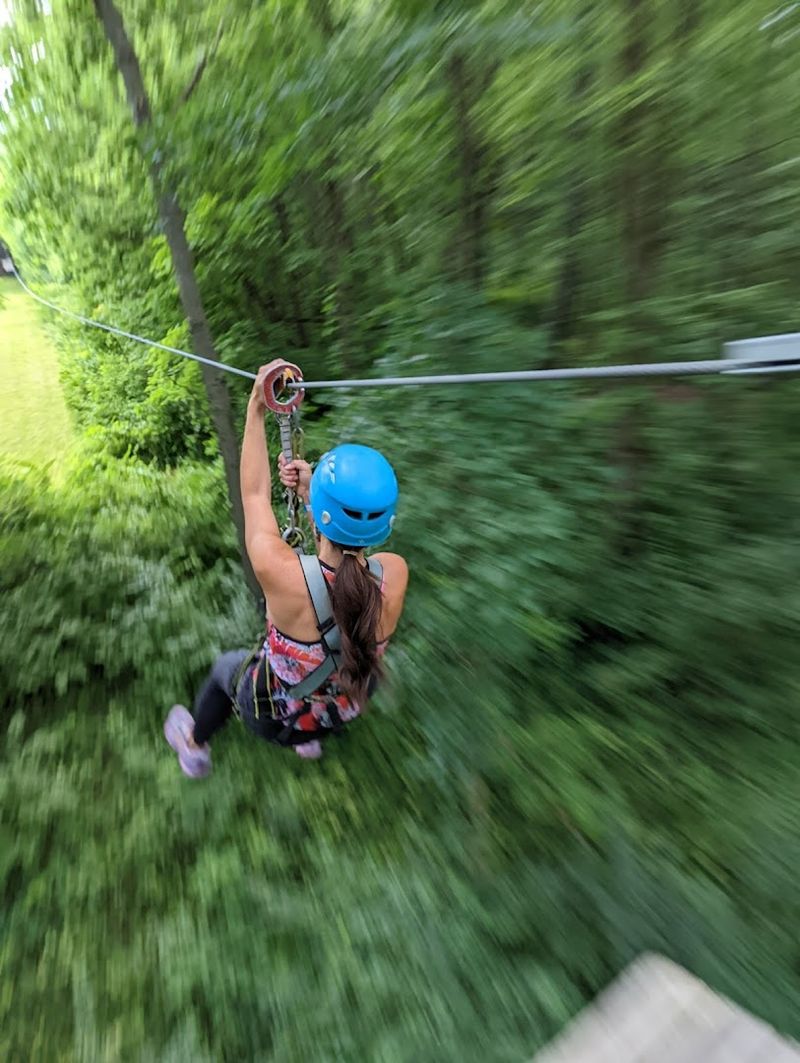 This Indiana canopy trek lets you conquer over 60 obstacles and ...