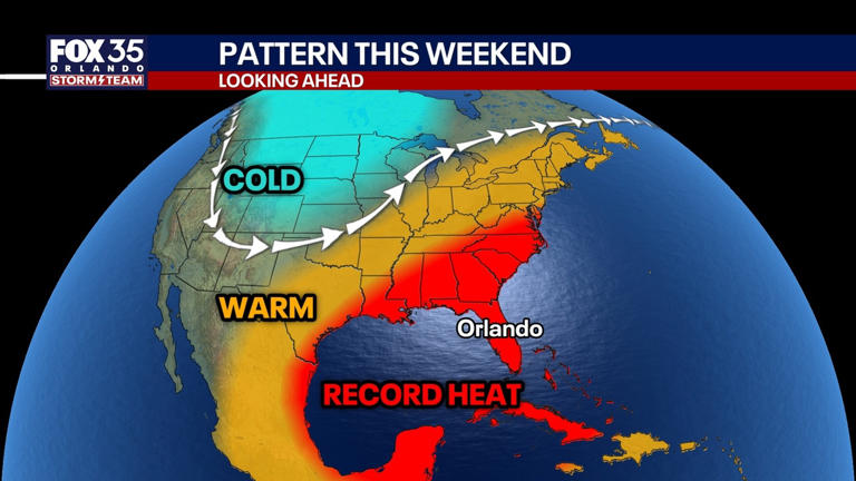 Orlando weather: Weekend heat builds before cold front brings cooler ...