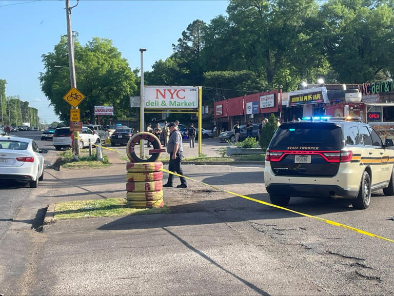 One dead, two critical in targeted shooting at strip mall