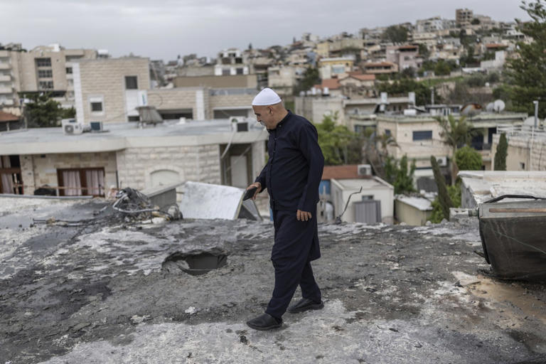 A member of the Druze community in northern Israel early this month after a rocket was fired from Lebanon.