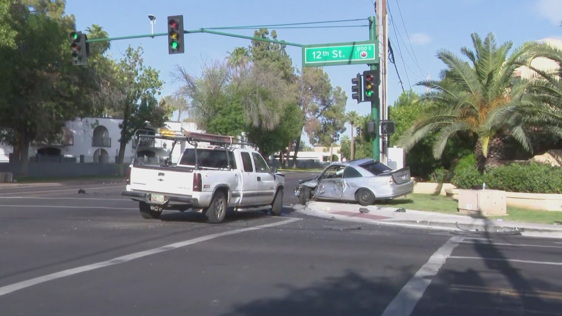3 people hospitalized following crash near 12th Street and Bethany Home ...