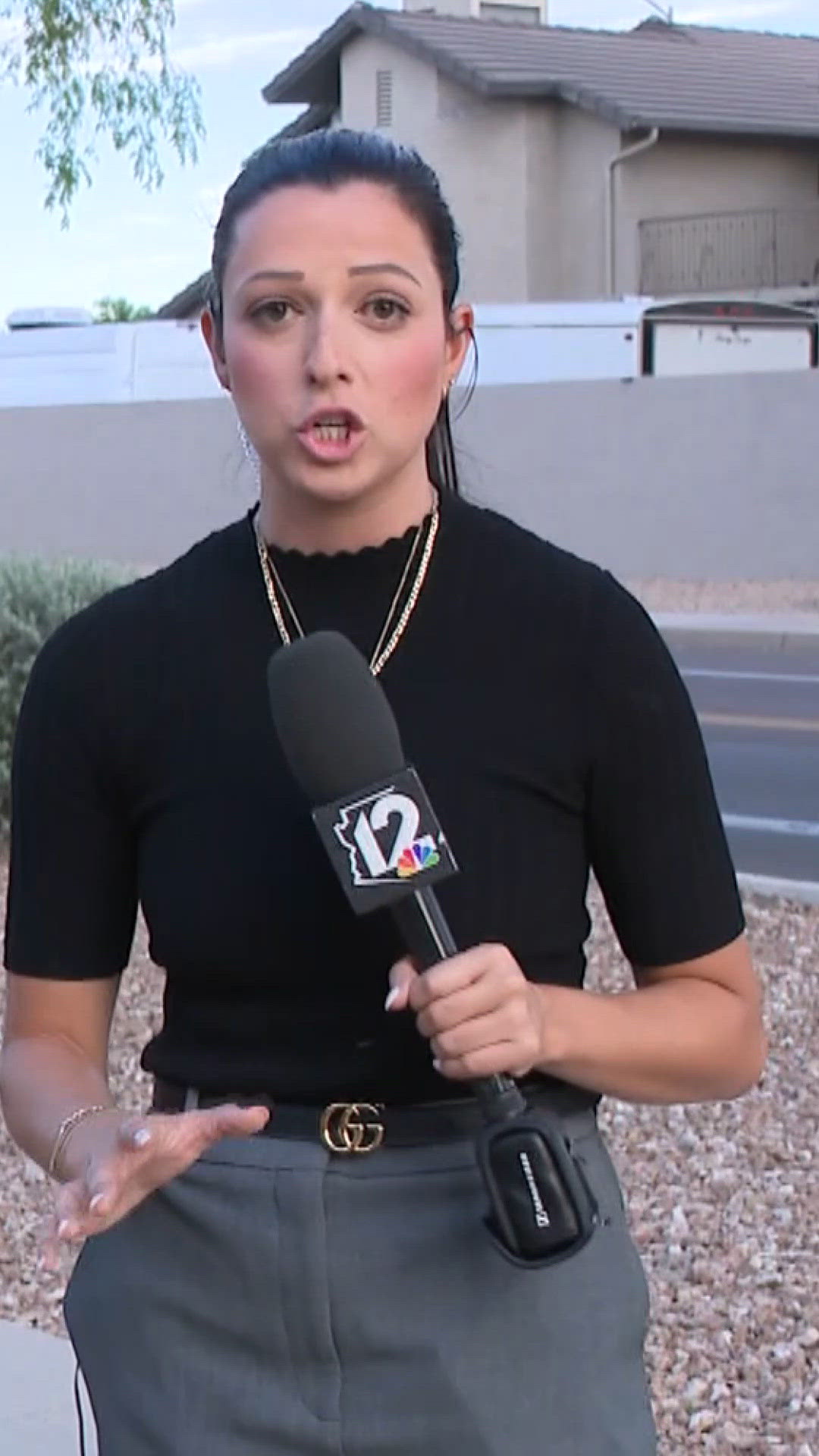 Mesa mother struck by stray bullet fragments, police say