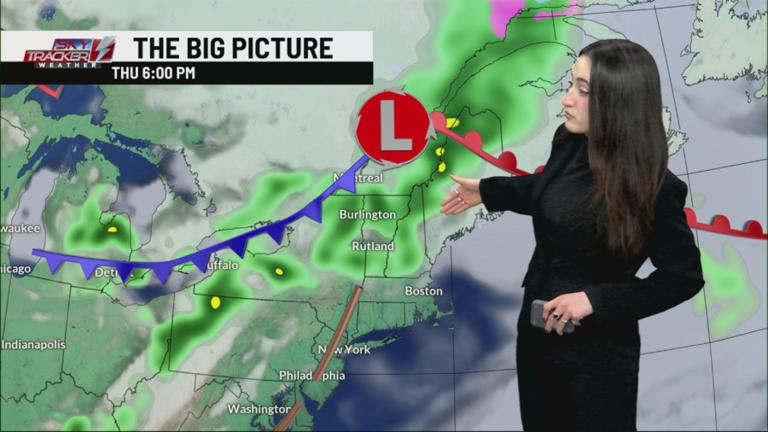Showers & storms tonight – clearing out Friday