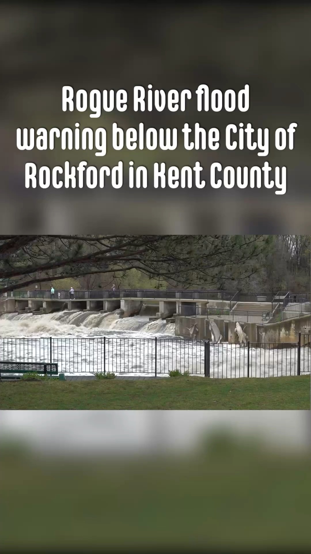 Rogue River flood warning in Kent County