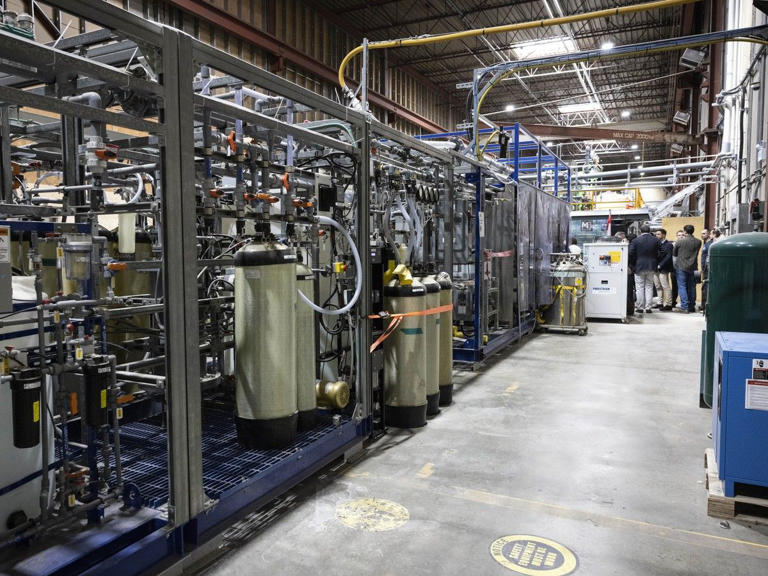 Delta company opens lithium refining plant with first-in-North-America ...