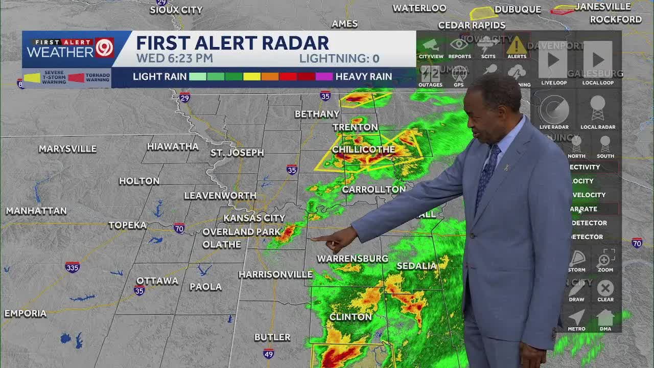KMBC 9 News severe weather coverage