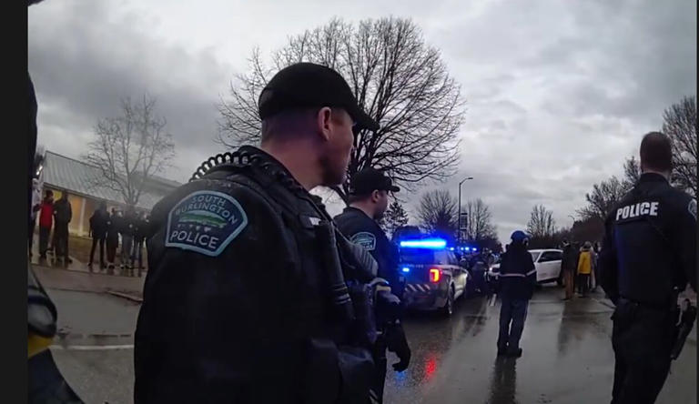 South Burlington police release body camera video from ICE protest