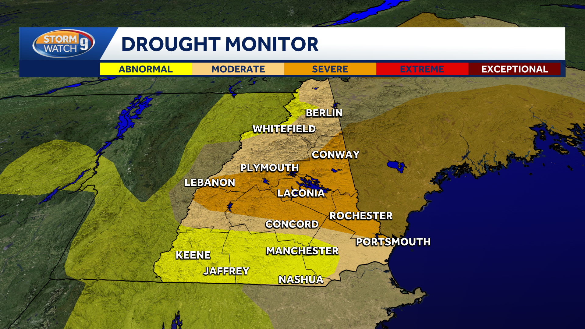 Drought conditions improve slightly across northern NH