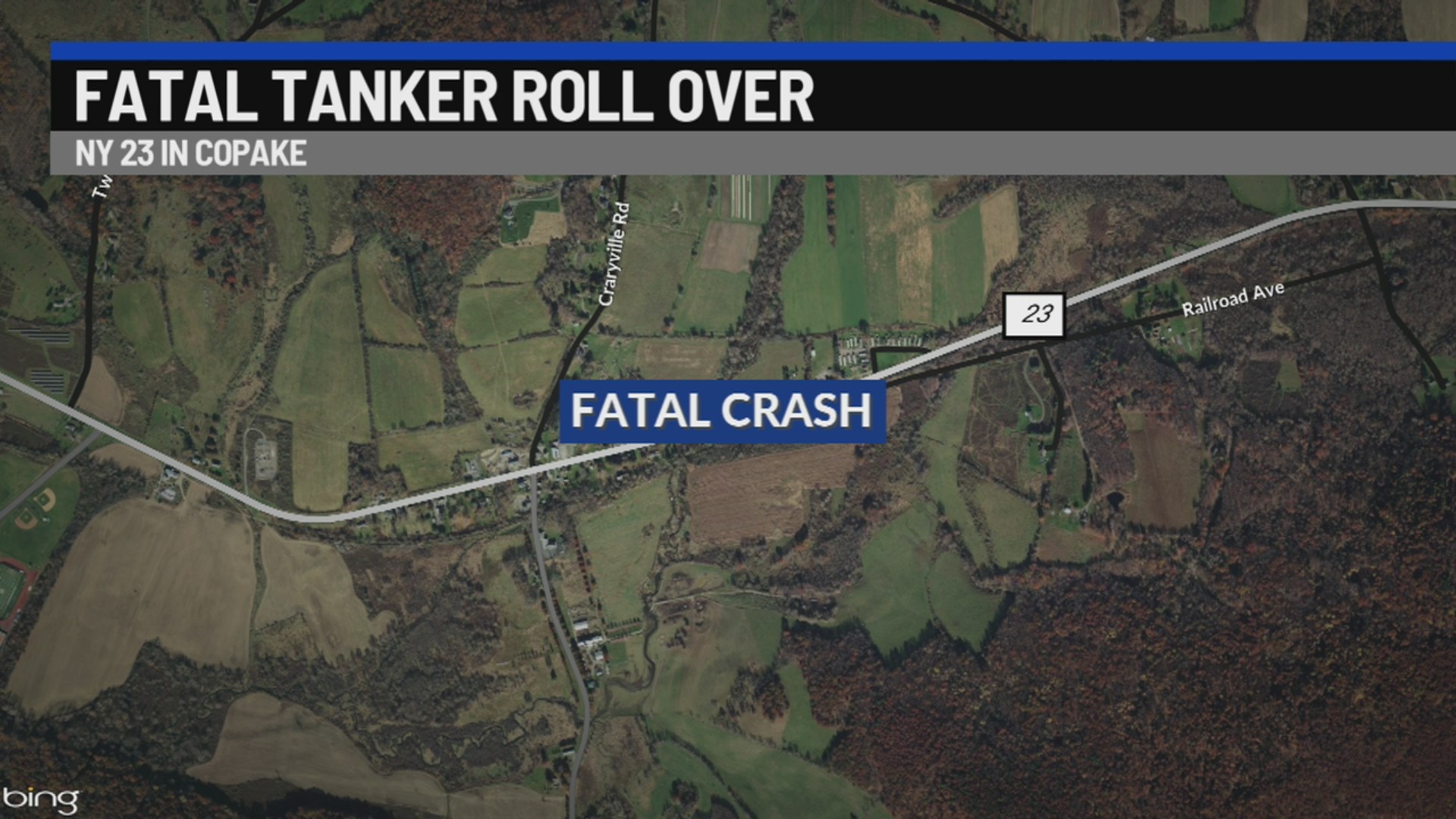 Fatal crash closes all lanes on Route 23 in Copake