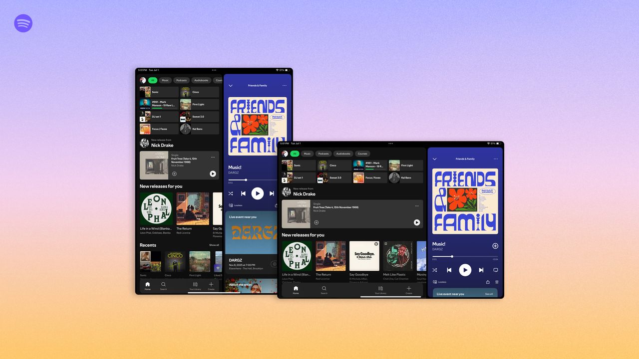 Brand-new Spotify hits Android tablets with a design refresh I've needed