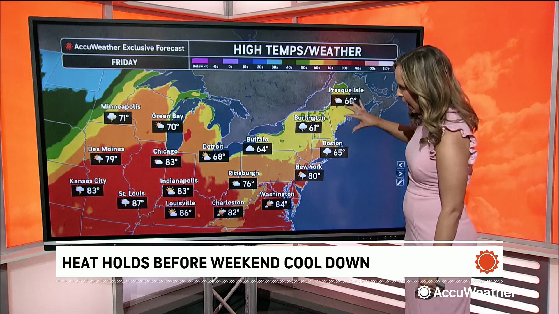 Cooldown on the way after record heat in the Northeast