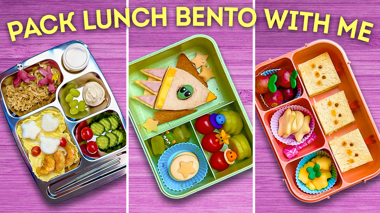 Bento box magic: 10 creative lunch ideas in just 60 seconds