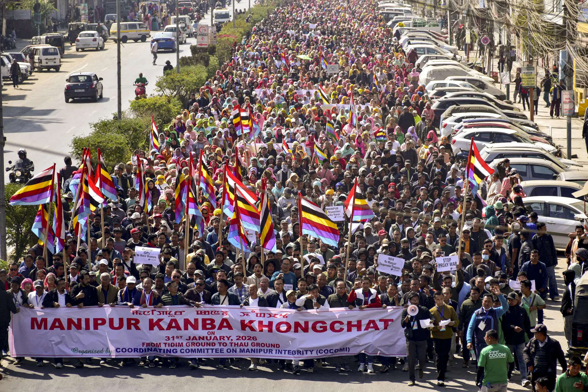 Manipur: Thousands hit streets in Imphal in torch rally over children's ...