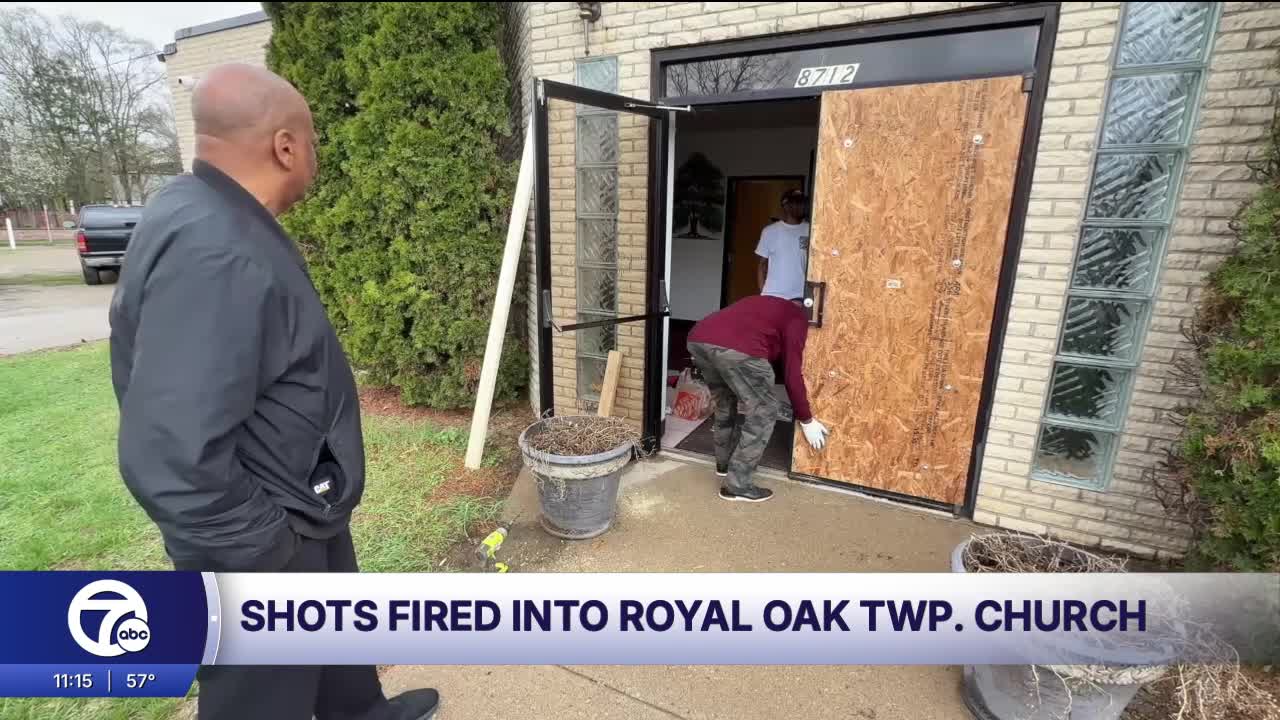 State police investigate after shots fired into Royal Oak Township church
