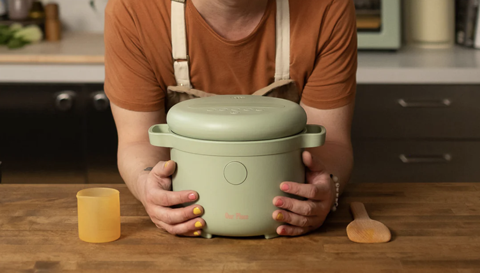 The Always Pan people made a rice cooker, and it's totally adorable