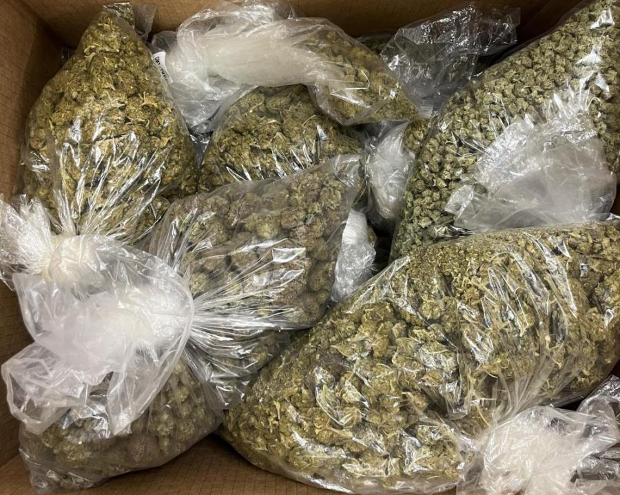 Photos: Hundreds of pounds of narcotics seized after 2 arrested in Vista