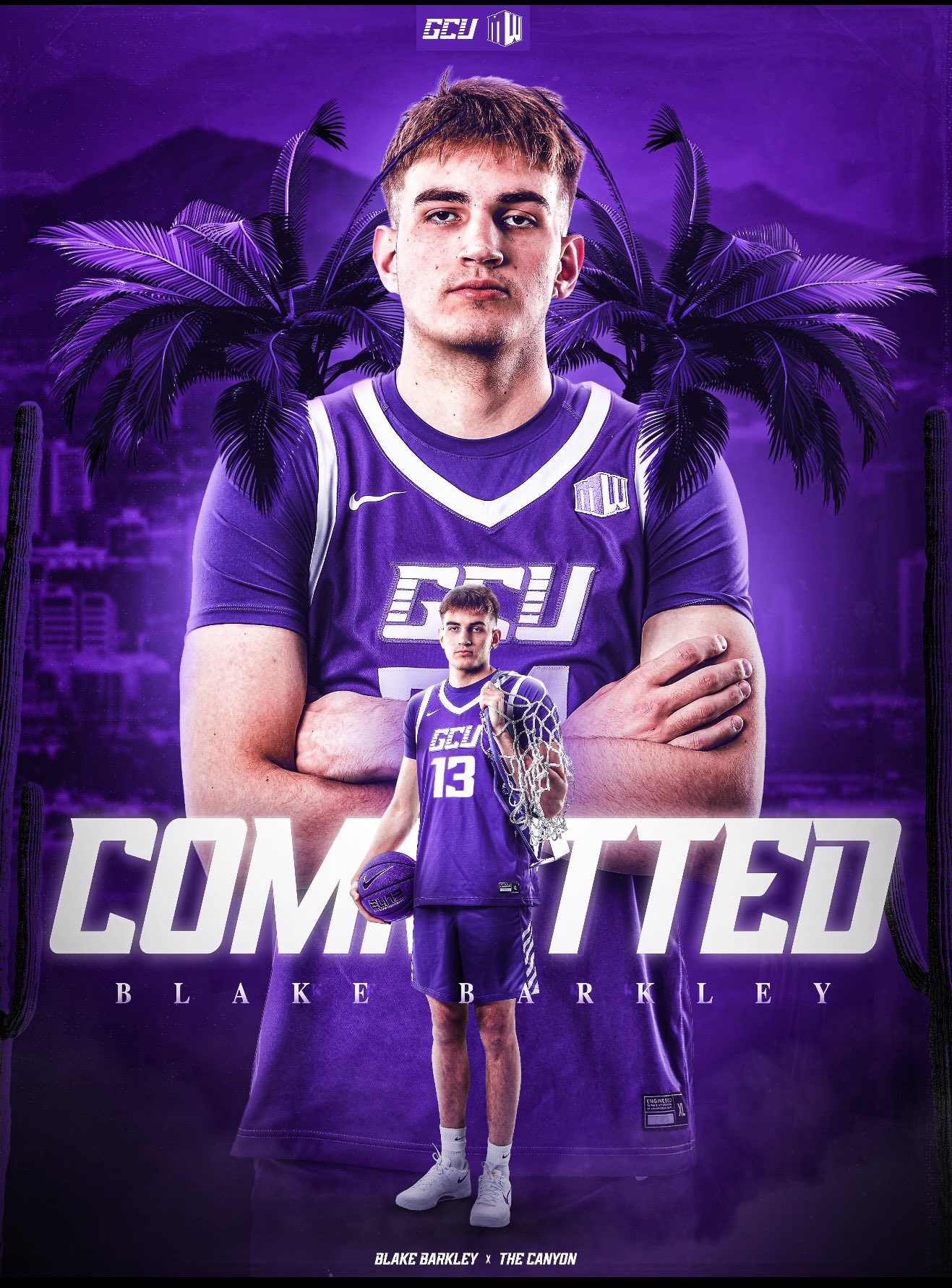 Former Buccaneer Blake Barkley commits to Grand Canyon University