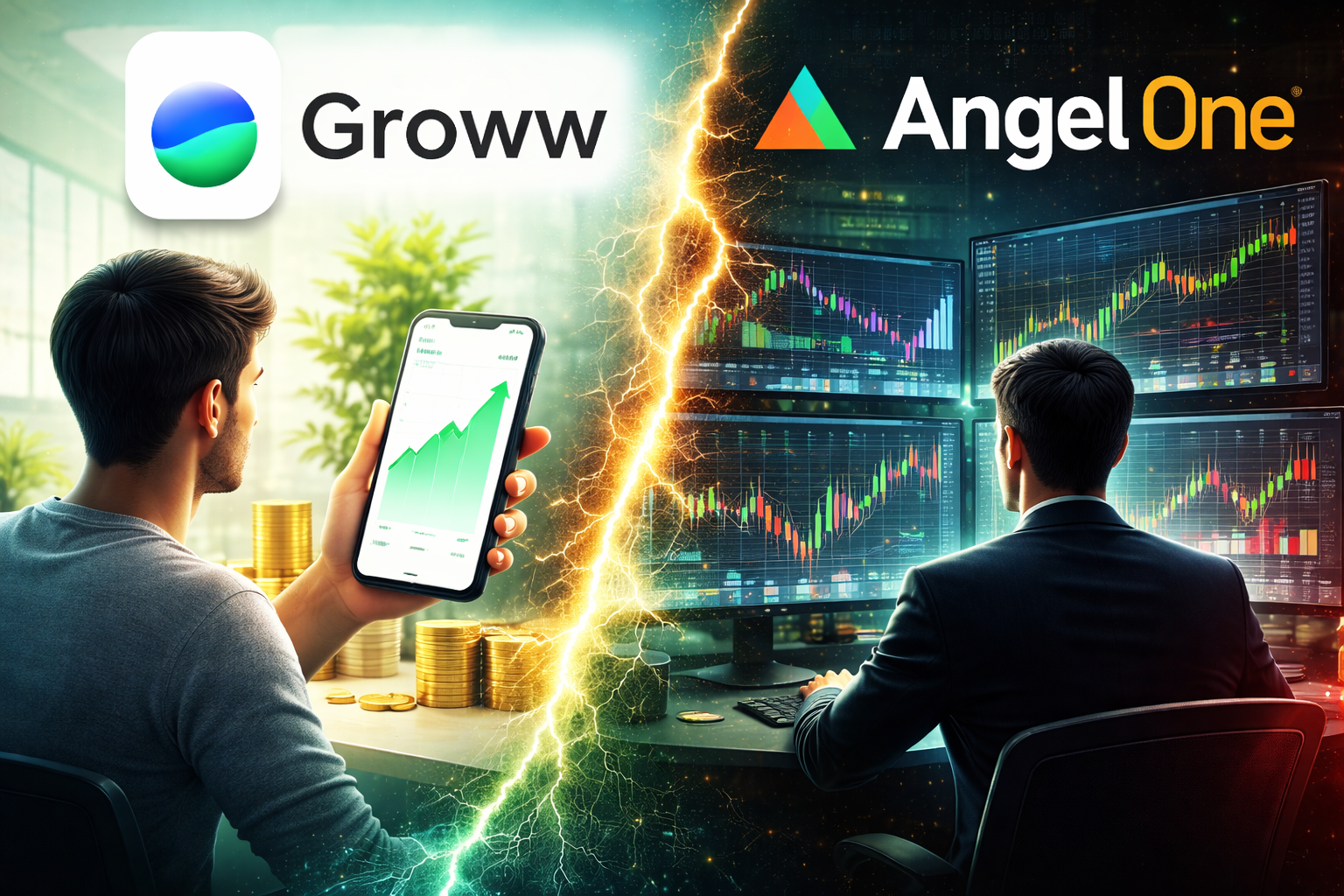 Groww vs Angel One: After up to 35% rally in a month, which stockbroker ...