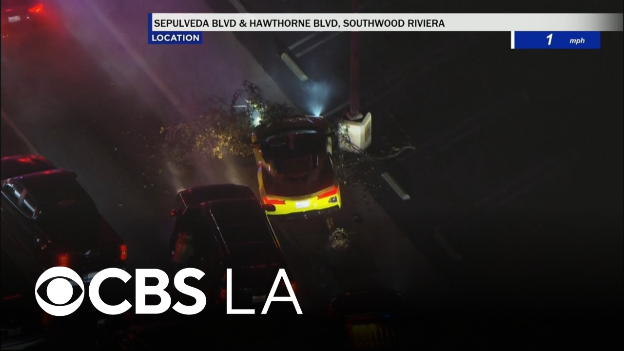 Pursuit suspect crashes Corvette during Southern California police chase
