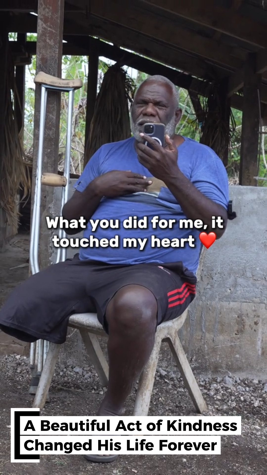 A beautiful act of kindness changed his life forever
