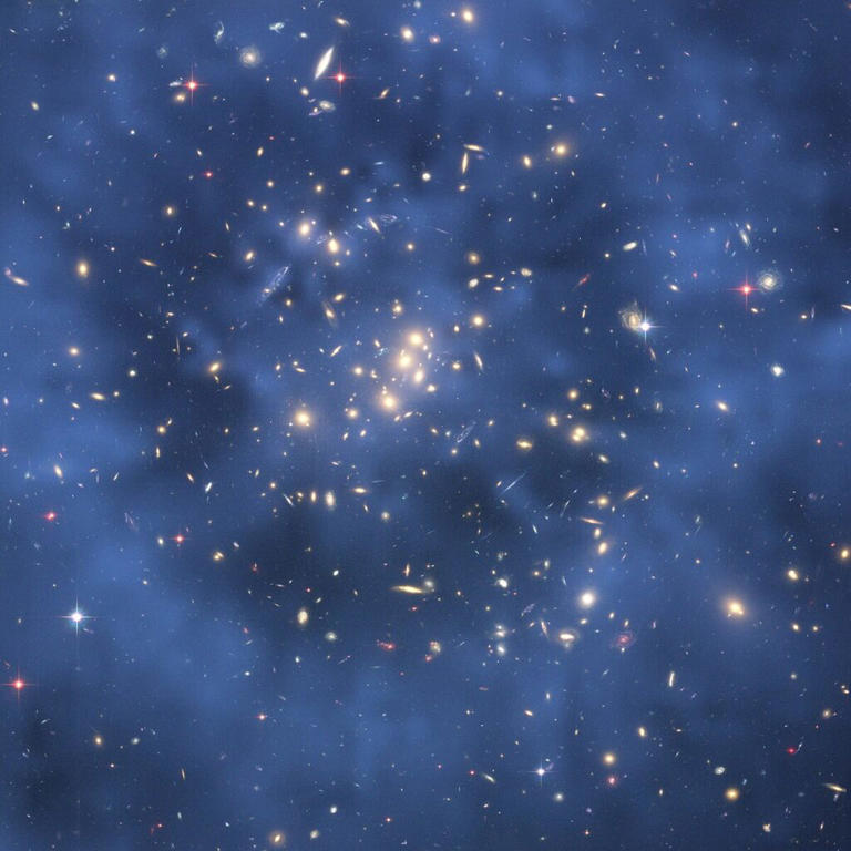 Is dark matter actually bits of black hole from a different universe?