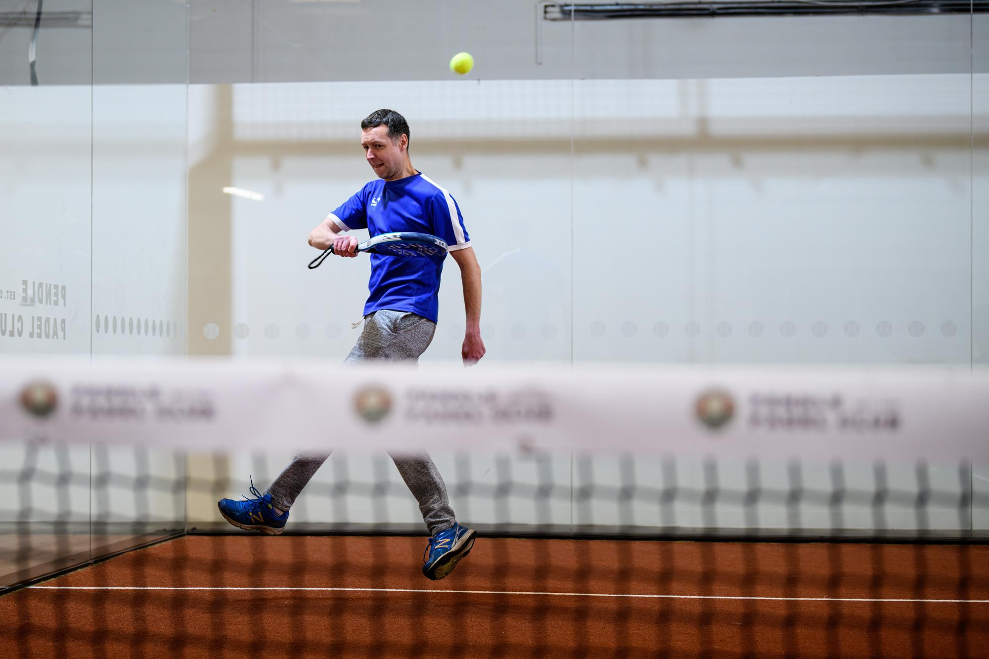 Pictures from inside Pendle Padel Club in Nelson