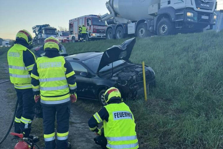 Wieder Unfall auf der Klagenfurter Schnellstraße 