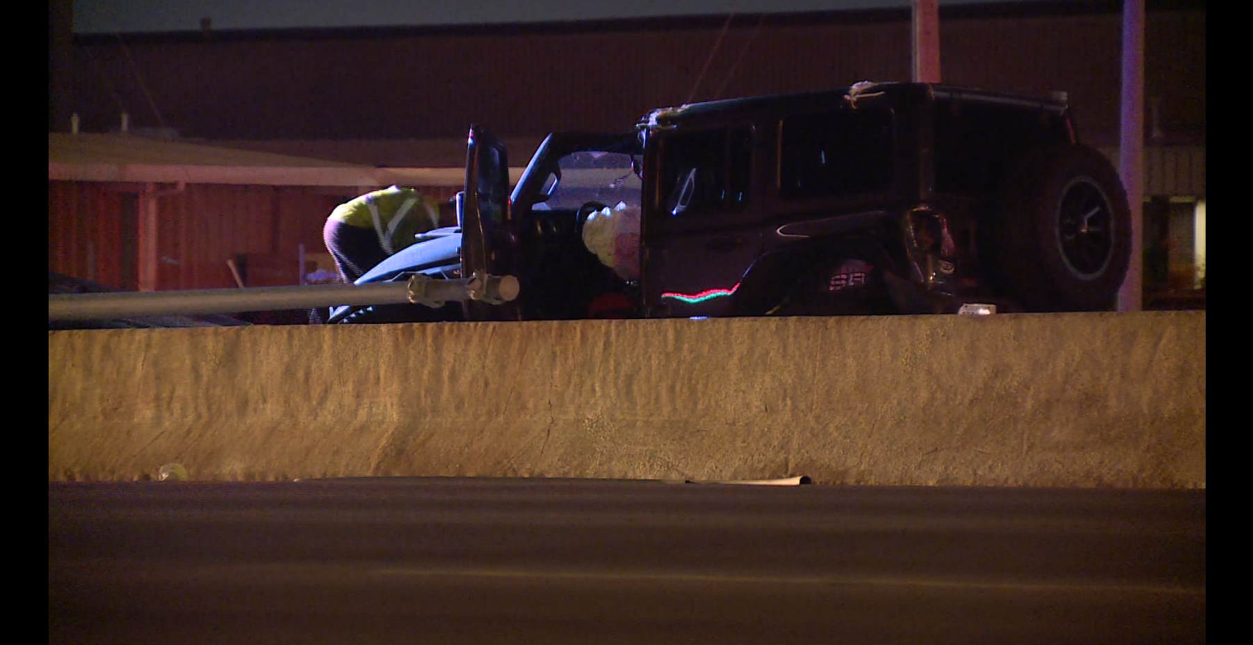 At least one person taken to hospital after crash on I-35 in OKC